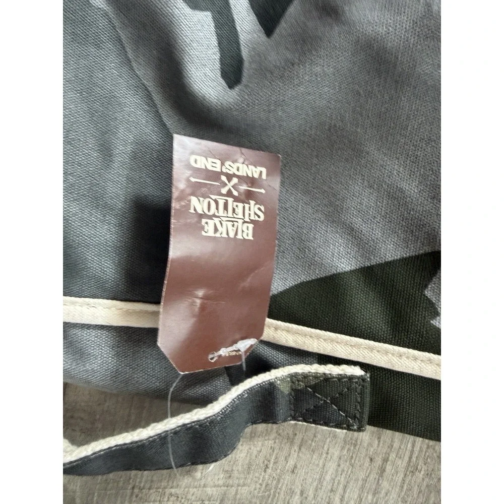LANDS END x Blake Shelton DOG BED COVER Vintage Green Heartland Camo Small